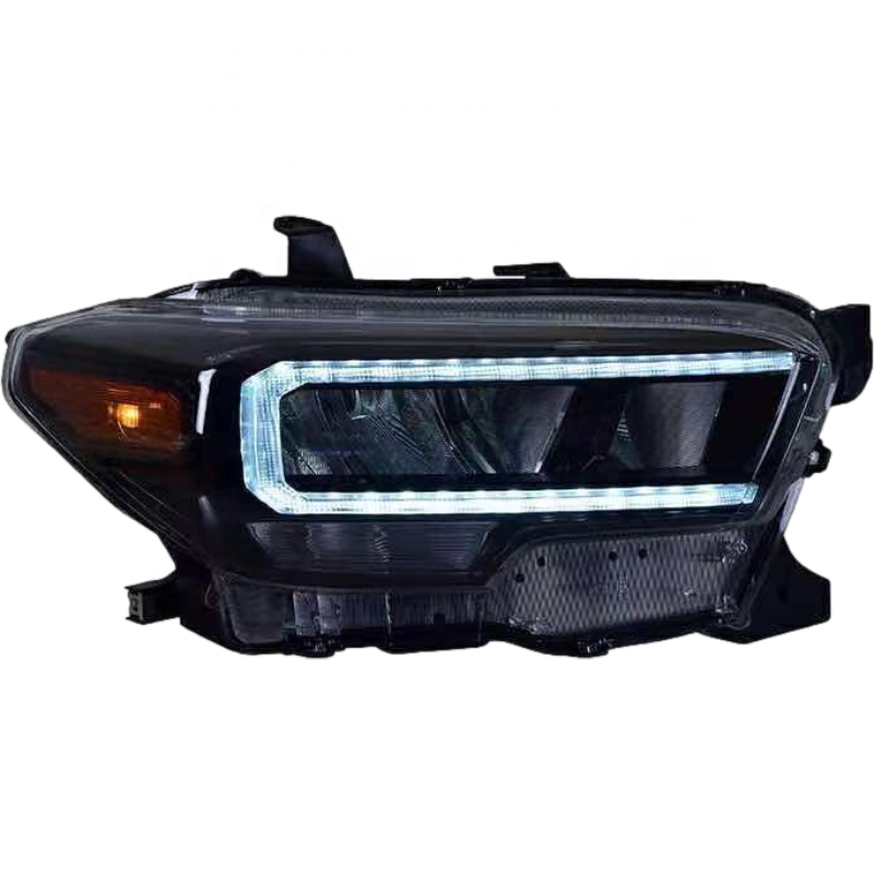 Latest High Quality Full LED Front Lamp Headlight for Toyota Tacoma 2020 Plug and Play Yellow Light at 12V