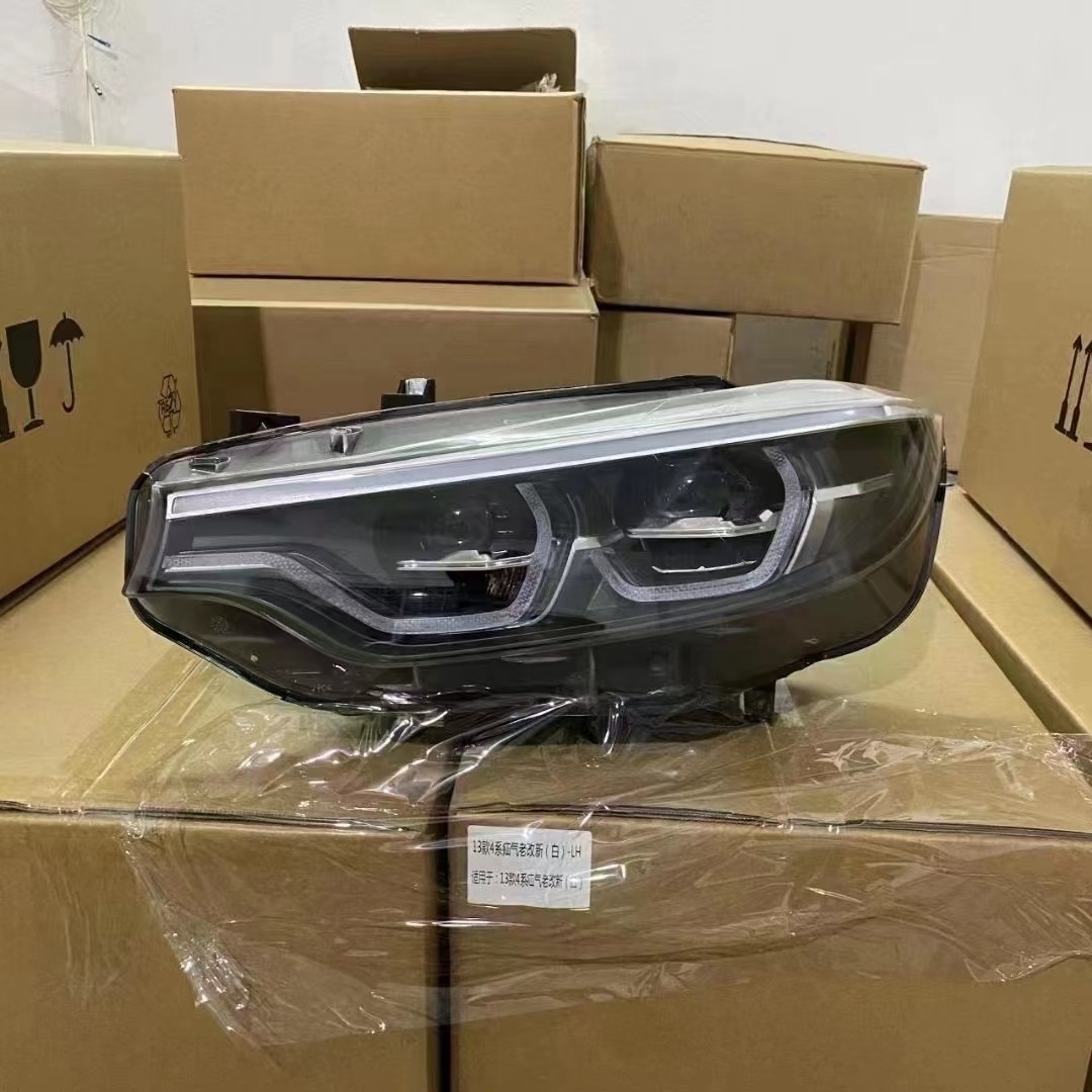 Upgrade to the GTS style Laser looking full LED headlamp headlight front lamp  for BMW 4 series M4 head lamp light 2013-2020