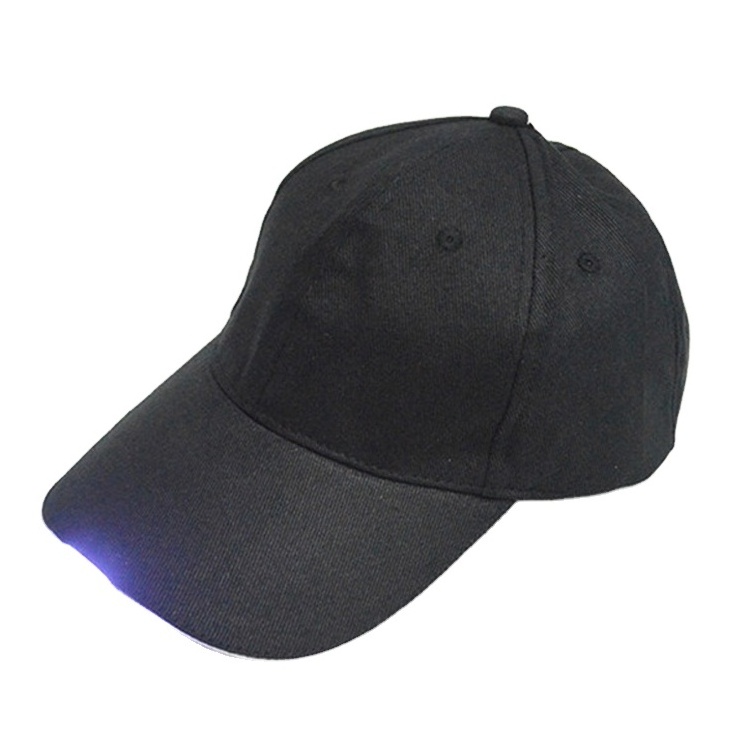 High Quality Infrared Led Light Hats Blank Baseball Bump Cap With Led Lights