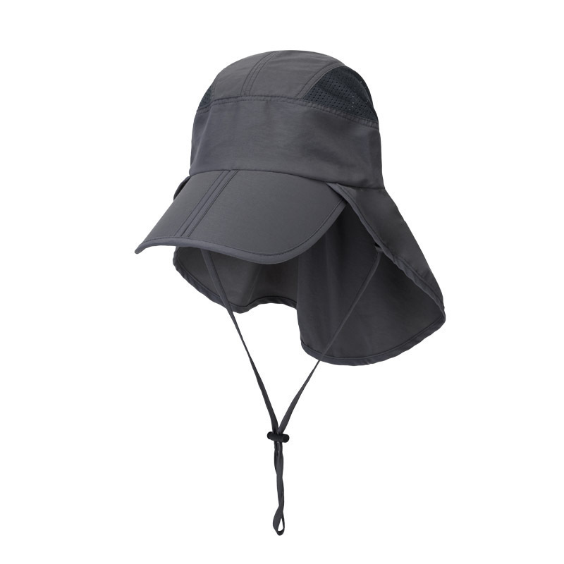 New Outdoor Folding Hat Custom Summer Cooling Fisherman Hat Sun Bucket Hat With String