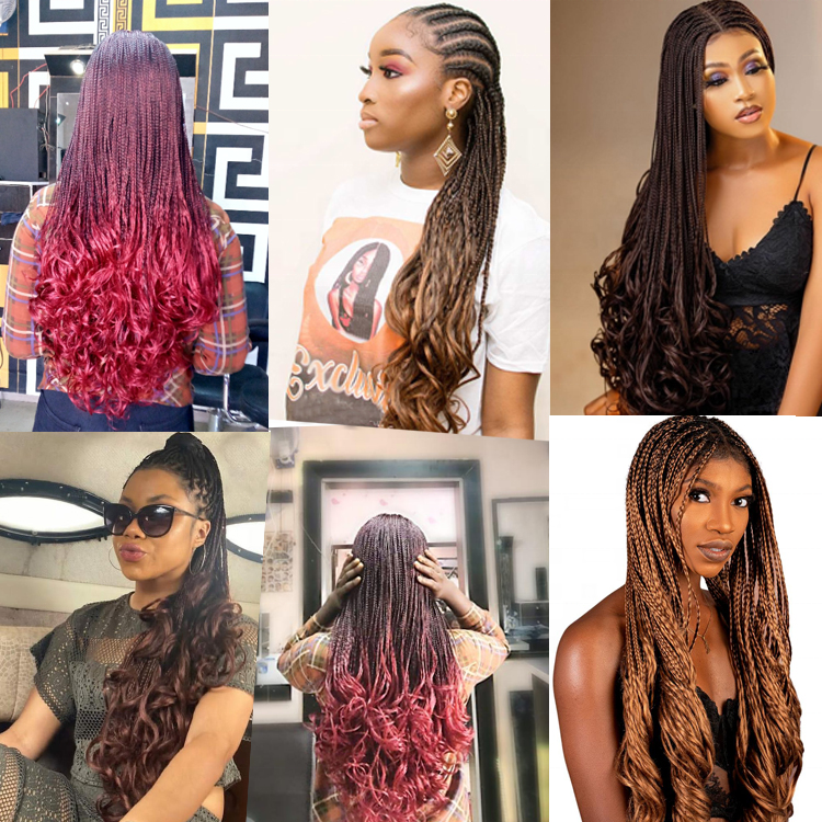 Synthetic pony style braiding hair spiral wavy yaki deep jumbo for african hair curly braiding hair extensions for braids