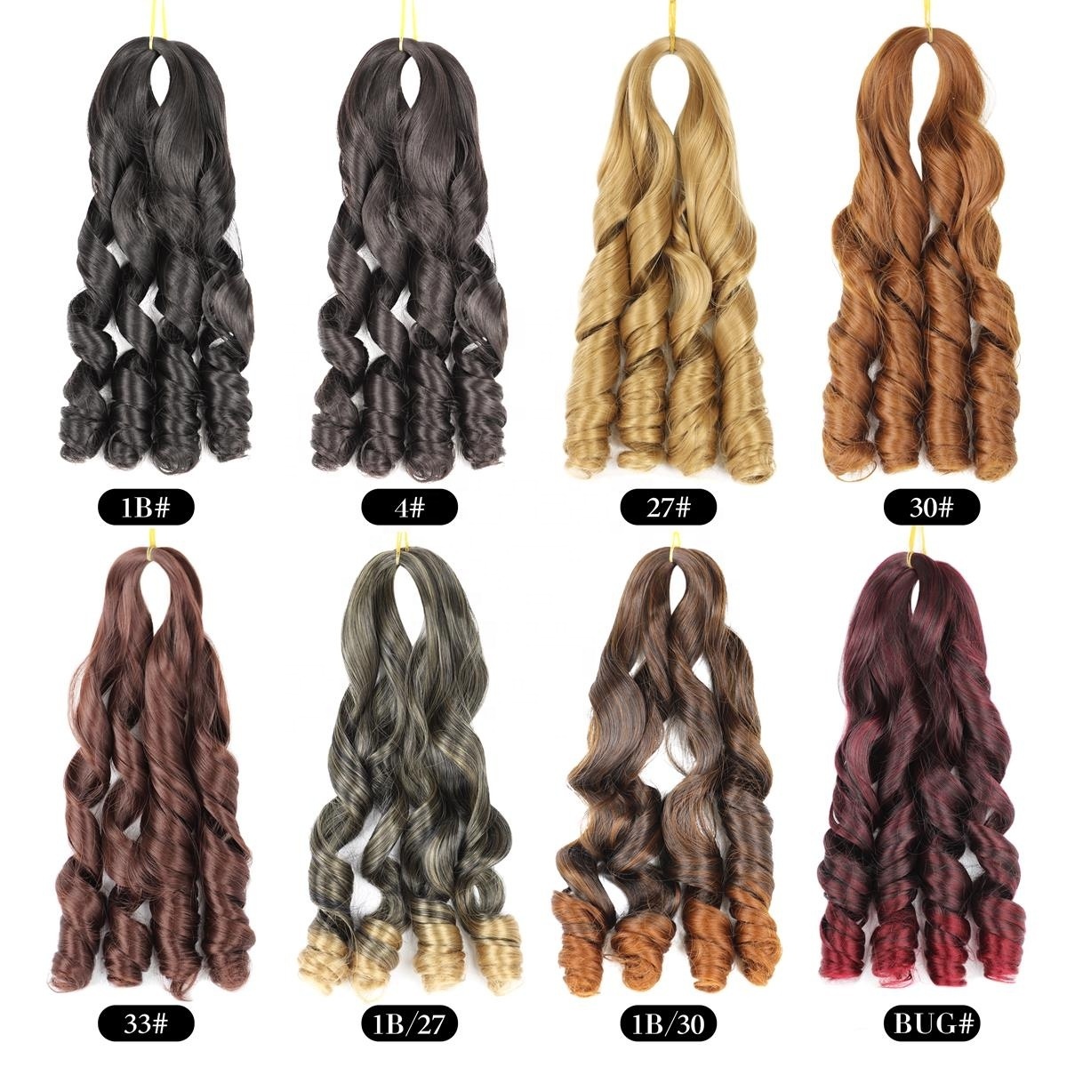 Synthetic pony style braiding hair spiral wavy yaki deep jumbo for african hair curly braiding hair extensions for braids