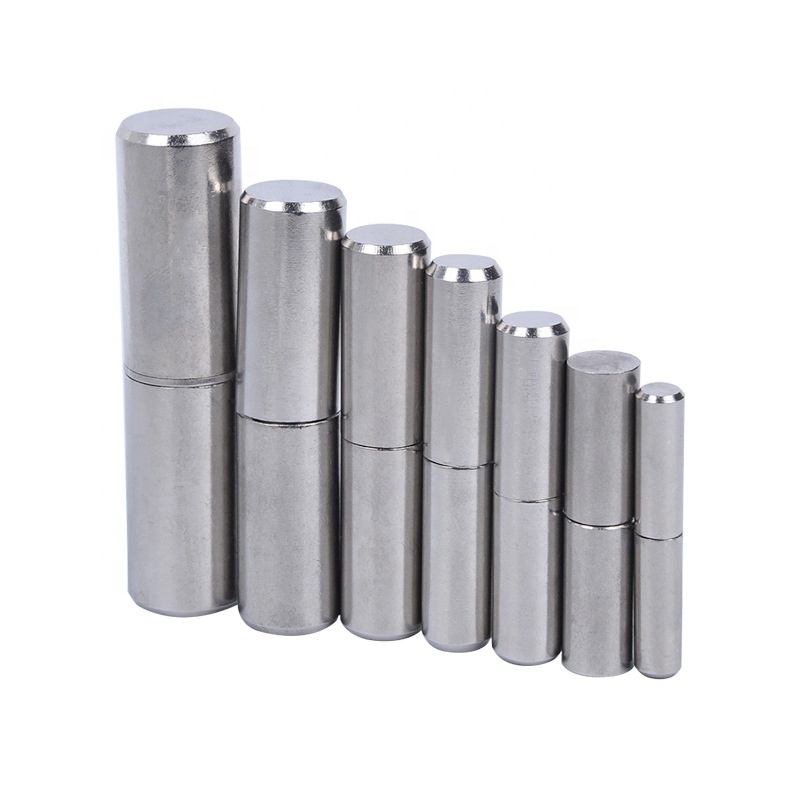 304 stainless steel cylindrical hinge welded circular hinge 6/8/10/12/16/20mm stainless steel bearing door hinge