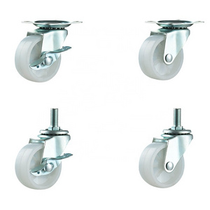 Rotatable Swivel Wheel Caster Heavy Duty caster with brake or without brake PVC PU PP Nylon industrial caster wheels