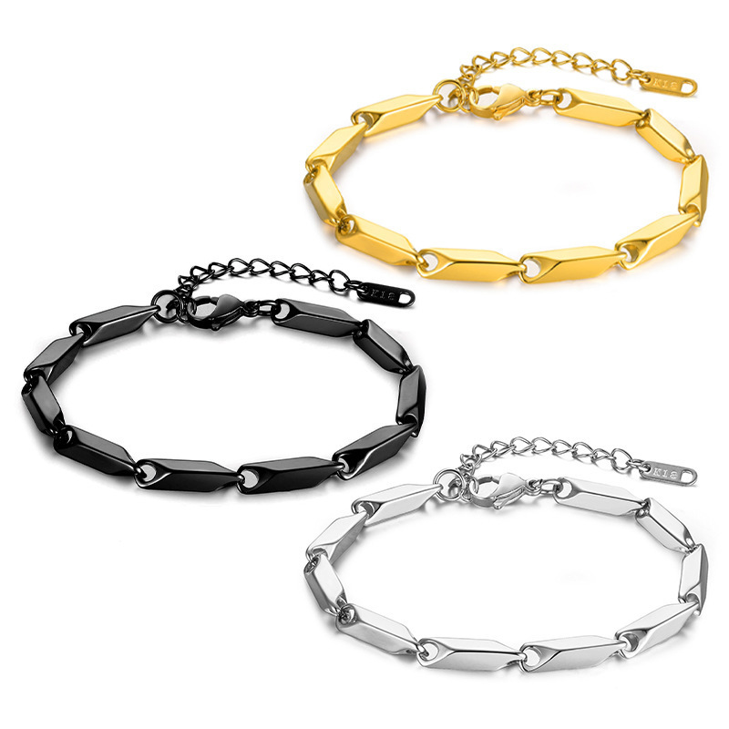 Wholesale Fashion Stainless Steel Bracelet Jewelry Adjustable Men Chain Bracelet