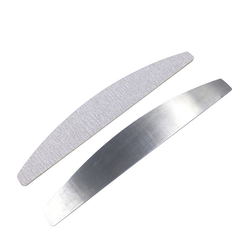 Stainless steel nail file replaceable sandpaper metal nail file