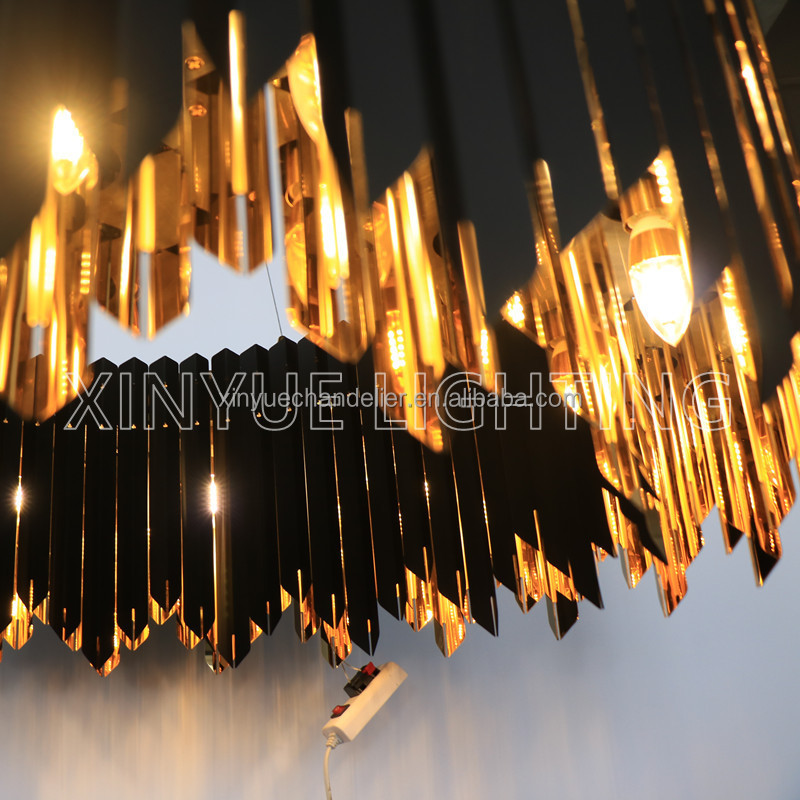 nordic round modern gold black chandelier black chandelier design american design chandelier for living room