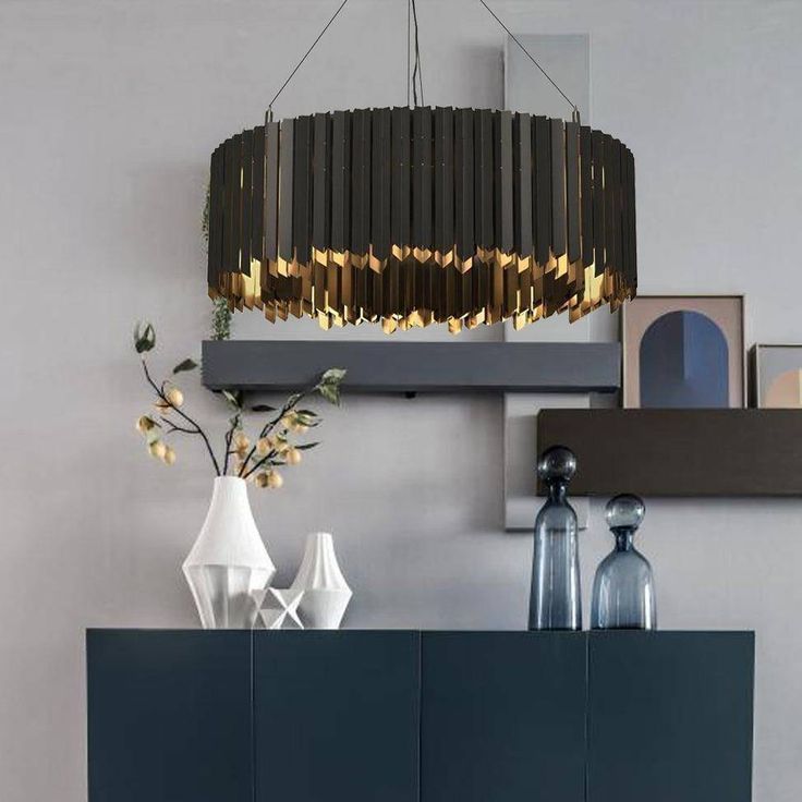 nordic round modern gold black chandelier black chandelier design american design chandelier for living room