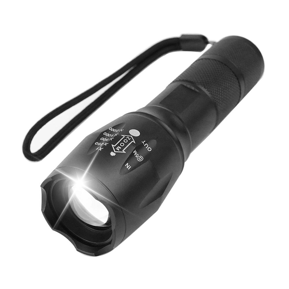 Brightest XML T6 Waterproof Amber Flashing 1000 Lumen Tactical Flash LED Light For Self Defensive