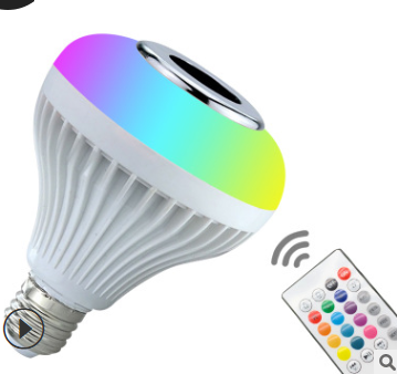 Commercial Custom RGB Wifi Outdoor E27 Remote Control Led Flickering Flame Bulb Smart Light Mesh Speaker Led Bulb