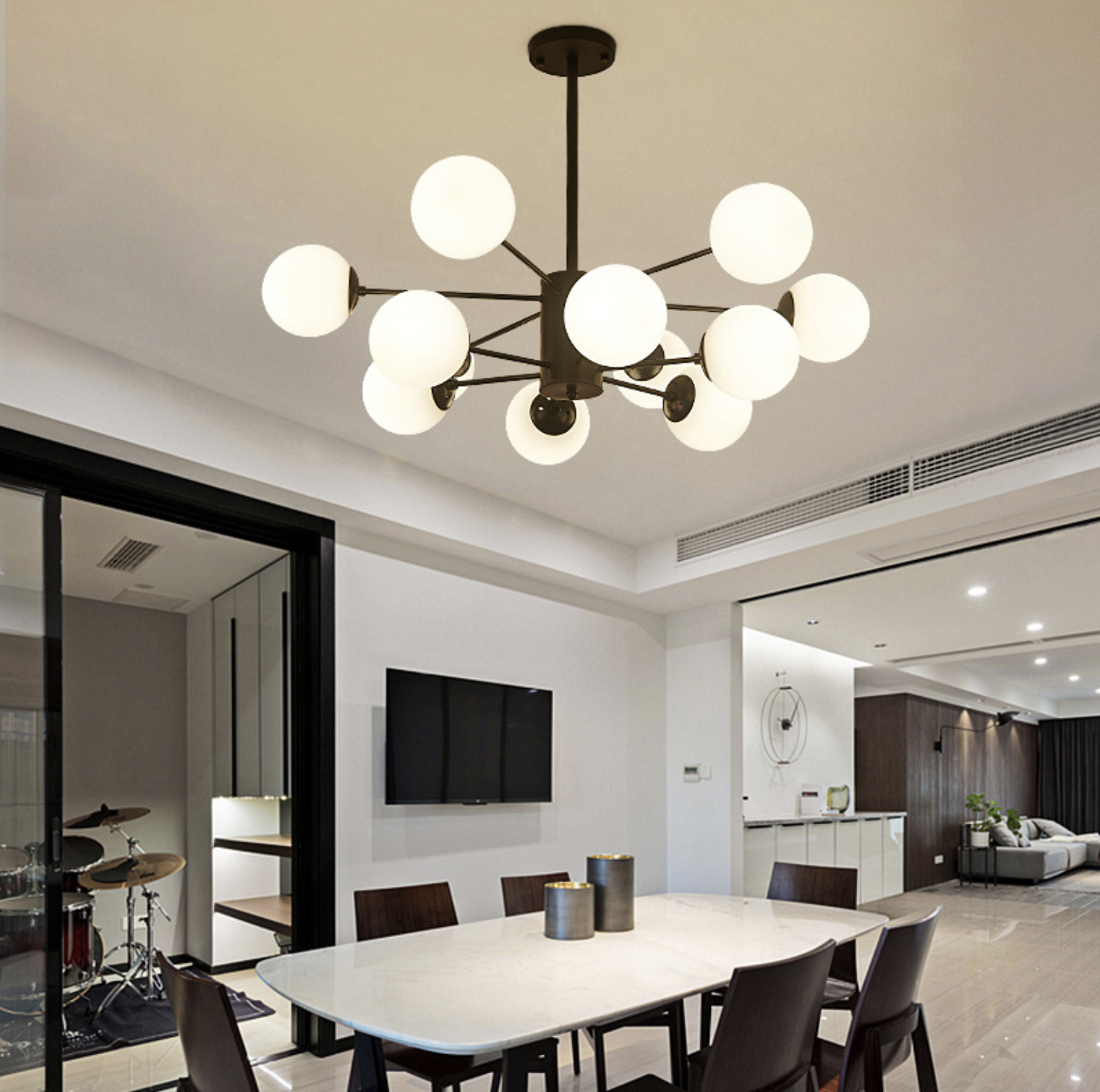 Factory Direct High Quality chandeliers ceiling led ceiling panel light rattan pendant light