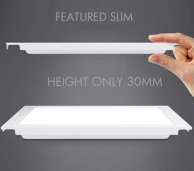 China smd 36w 40w 60x120 30x120 600x600 slim recessed surface mounted square flat office ceiling ugr19 led panel