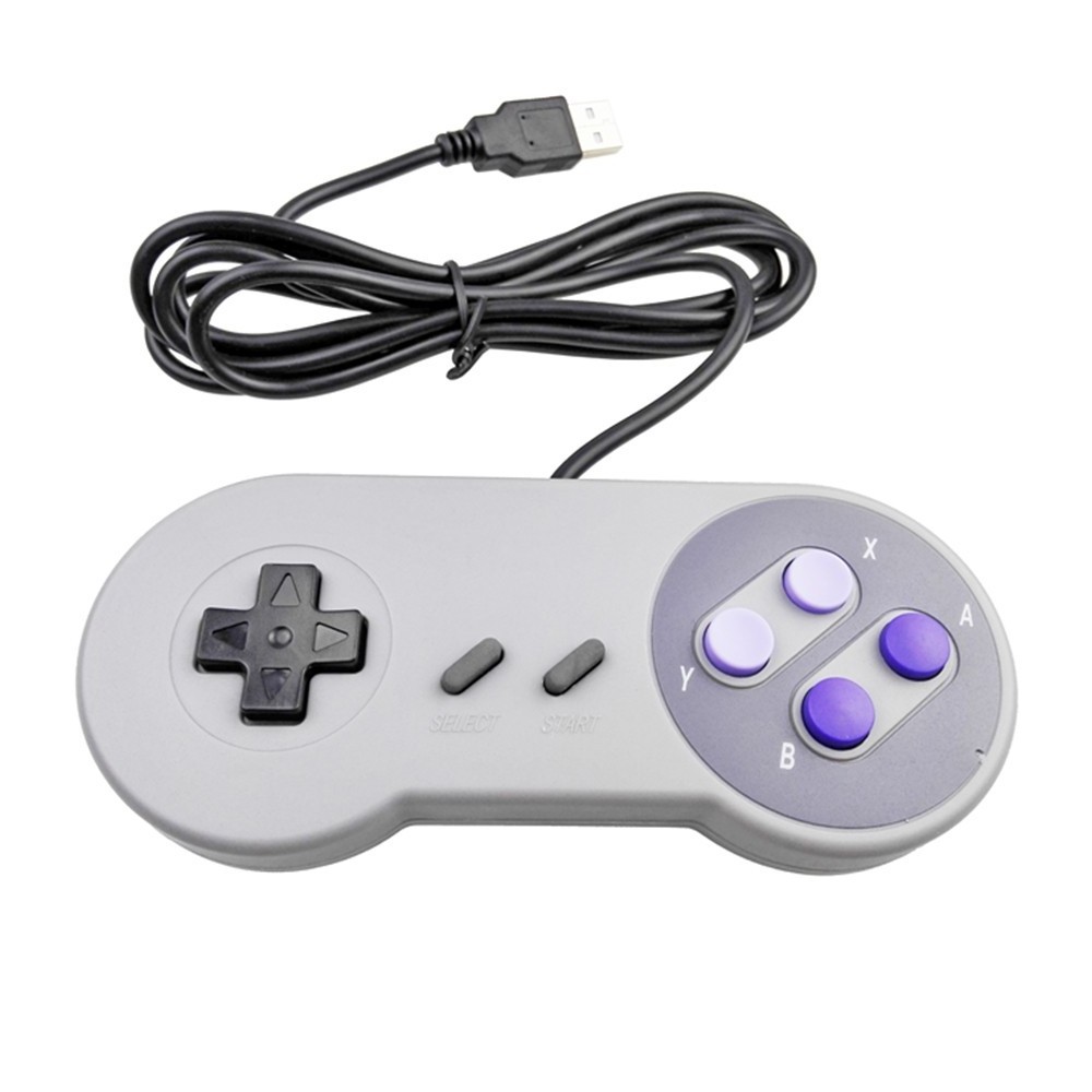 Retro SNES Classic USB Game Controller for Windows PC for Mac gamepad