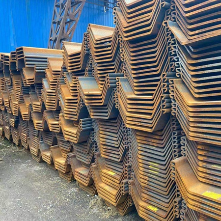 U type Vinyl steel sheet pile for construction of bulkheads and seawalls