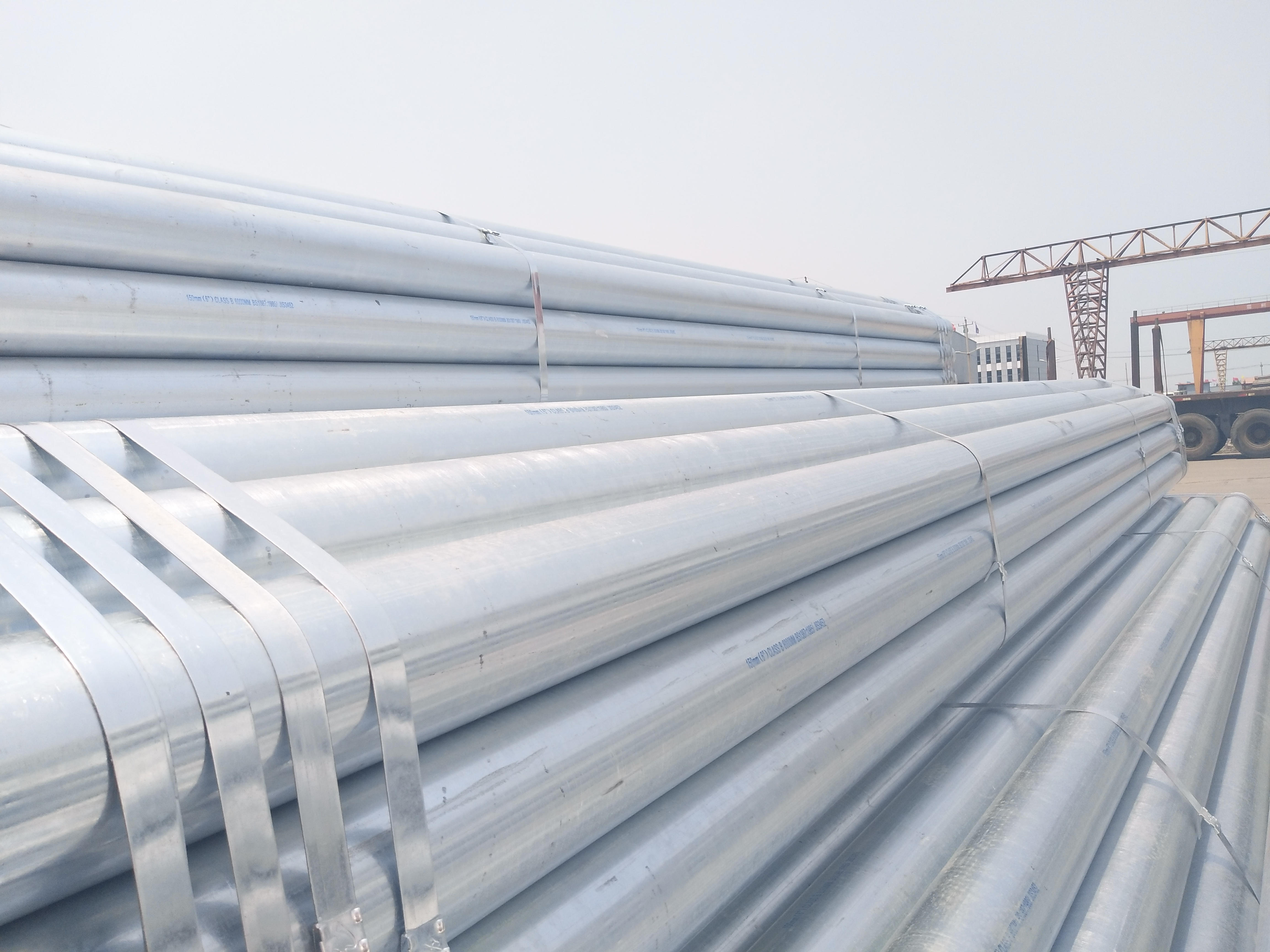 Pipe Tube Hot Dip Galvanized Square Steel / GI Steel Round GB ERW 2 Inch Galvanized Steel Pipe 6m Dubai Galvanized Pipe Price