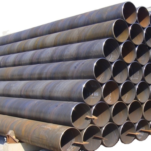 Large diameter ASTM A252 GR.B Spiral welded carbon steel pipe Piling usage SSAW LSAW welded steel pipe