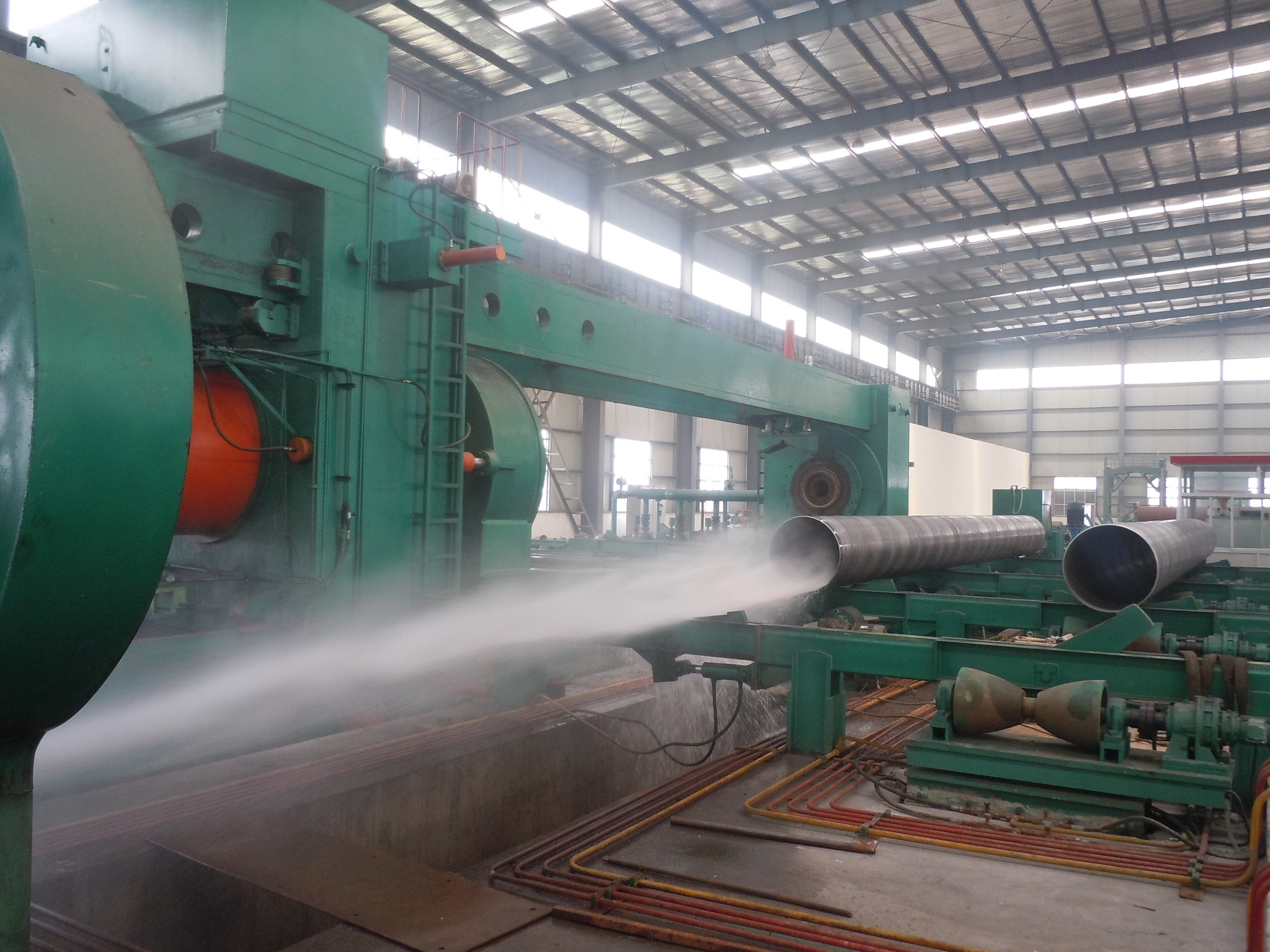 Large diameter ASTM A252 GR.B Spiral welded carbon steel pipe Piling usage SSAW LSAW welded steel pipe