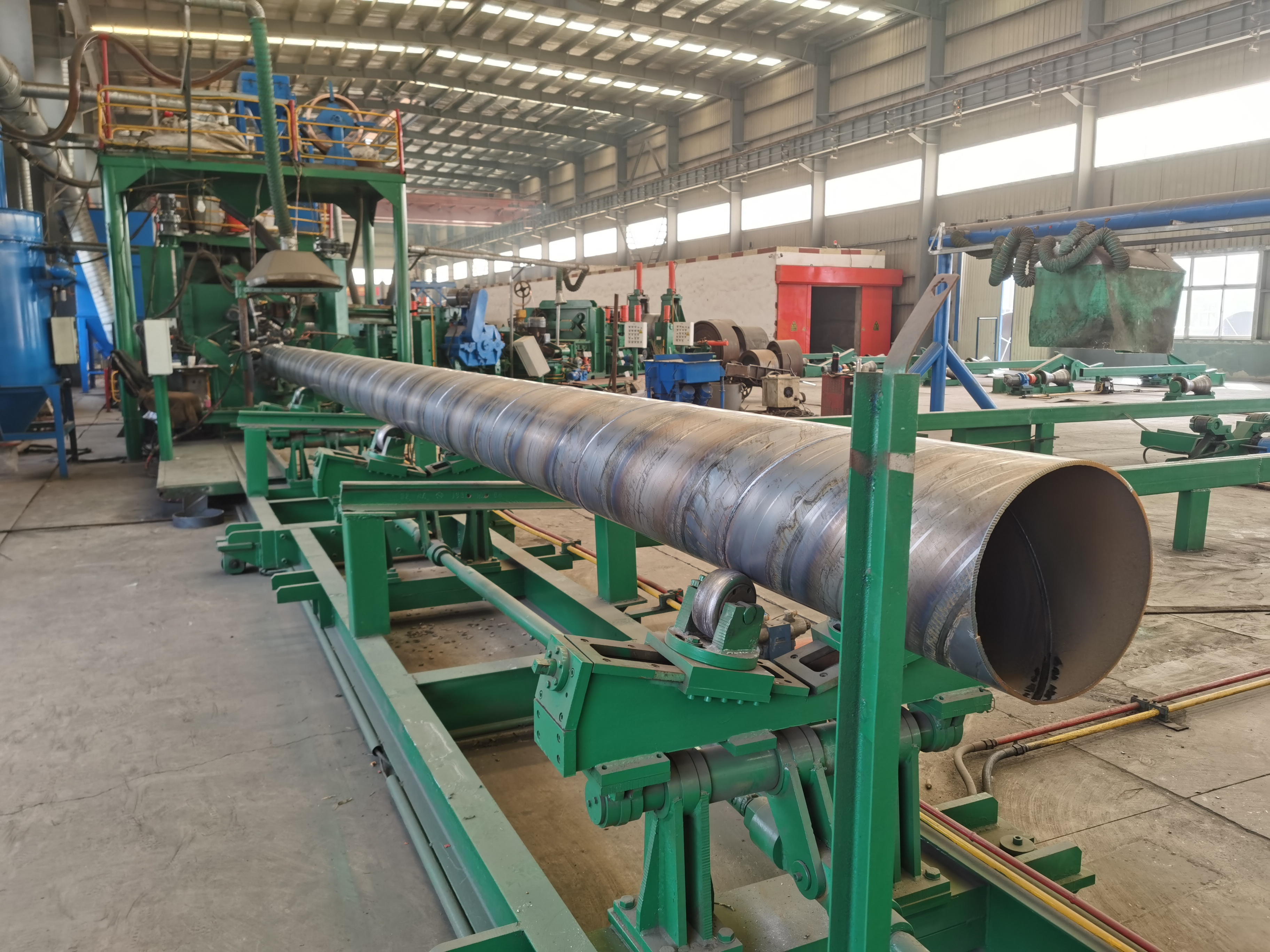 Fusion Bond Epoxy Coating Carbon Welded Steel Pipe ASTM A570 GR 30 SSAW steel pipe for Water Transmission