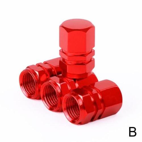 4pcs Aluminum Car Tire Valve Cap Tyre Valve Stem Cover Air Dust Wheel Rim Caps