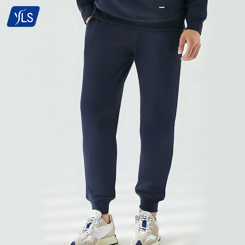 Wholesale High Quality Blank Jogger Pants Mens Winter Warm Heavyweight Thick 100% Cotton Fleece Private Label Custom Sweatpants