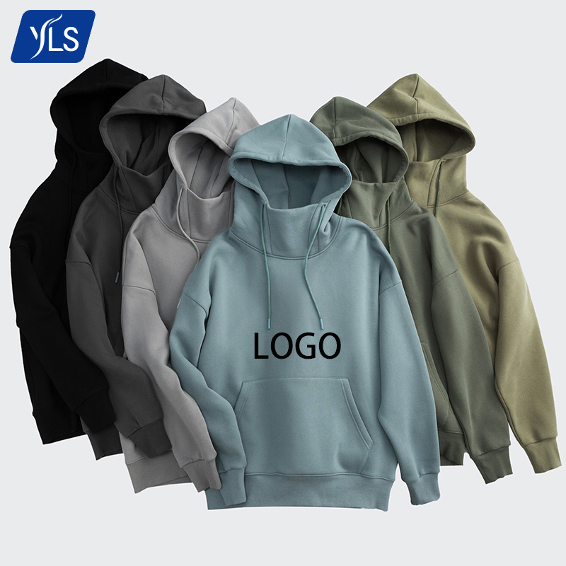 Wholesale Private Label Heavyweight 100% Cotton Hoodie Sweatshirt Unisex Men Women Oversized Custom Blank Hoodie For Printing