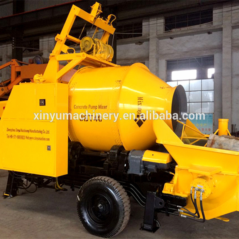 15m3 JBT 15 Mobile Portable Concrete Mixer Pump Diesel for Sale