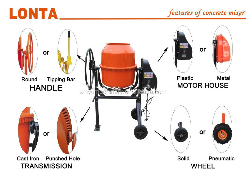 Cement mixer/cement machine/ JS120 portable concrete mixer