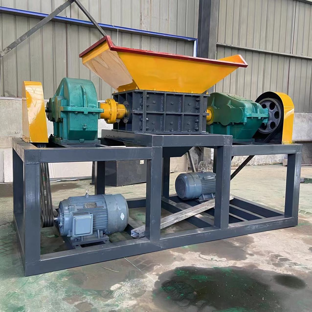 Low Noise Tobacco Leaf Shredder Machine Tire Rubber Crusher Machine Metal Shredder For Sale Mozambique