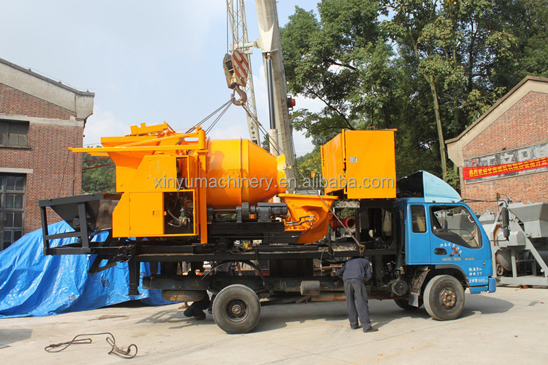 JBC30 Concrete Pump And Mixer Cement Pumping Equipment Trailer Mounted concrete Mixer pump trailer