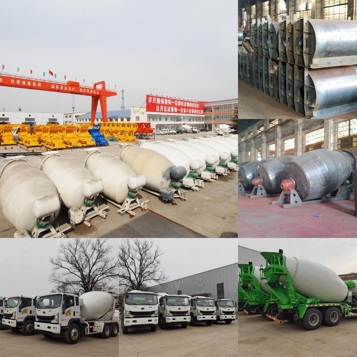 4 Cubic Yard Meter Cement Concrete Mixer Drum Truck Concrete Mixing Truck Separate Truck Mixer Drum For Sale