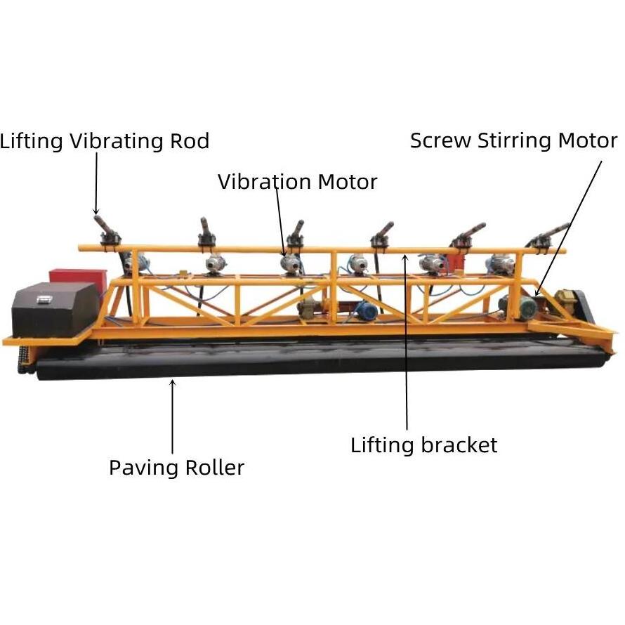 High efficiency road paver leveling machine concrete asphalt pavers machine for sale