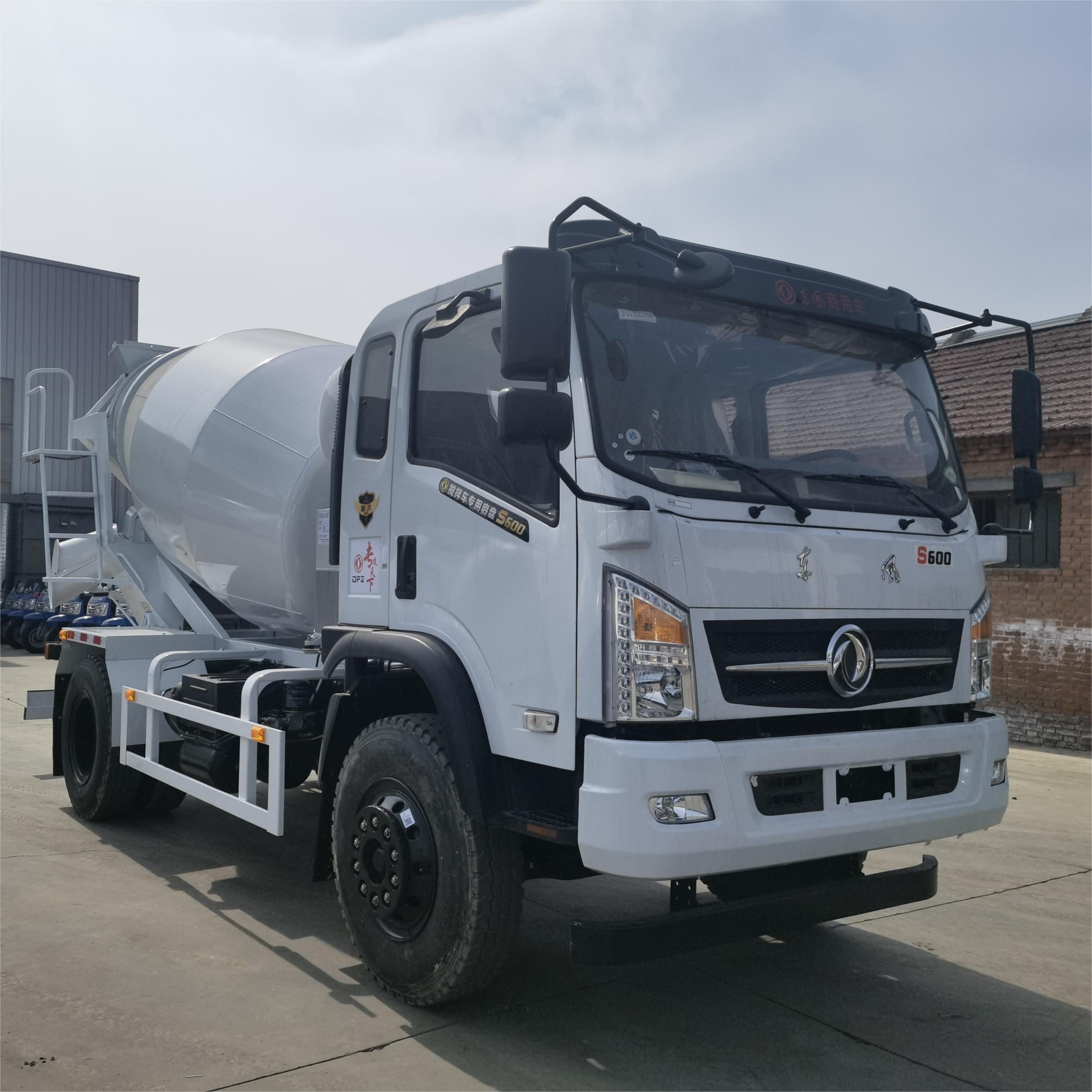 4 Cubic Yard Meter Cement Concrete Mixer Drum Truck Concrete Mixing Truck Separate Truck Mixer Drum For Sale