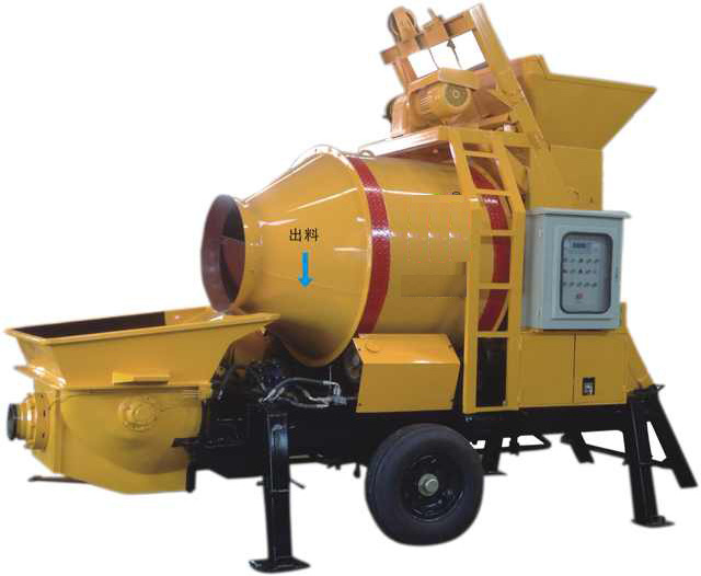 JBC30 Concrete Pump And Mixer Cement Pumping Equipment Trailer Mounted concrete Mixer pump trailer