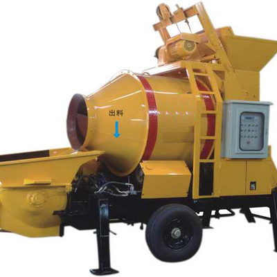 JBC30 Concrete Pump And Mixer Cement Pumping Equipment Trailer Mounted concrete Mixer pump trailer