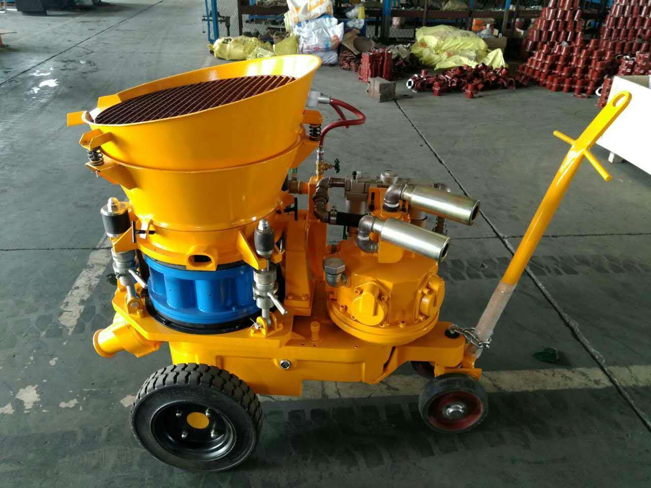 Electric dry Shotcrete machine PZ-3 concrete spraying plaster screed pump machines for sale