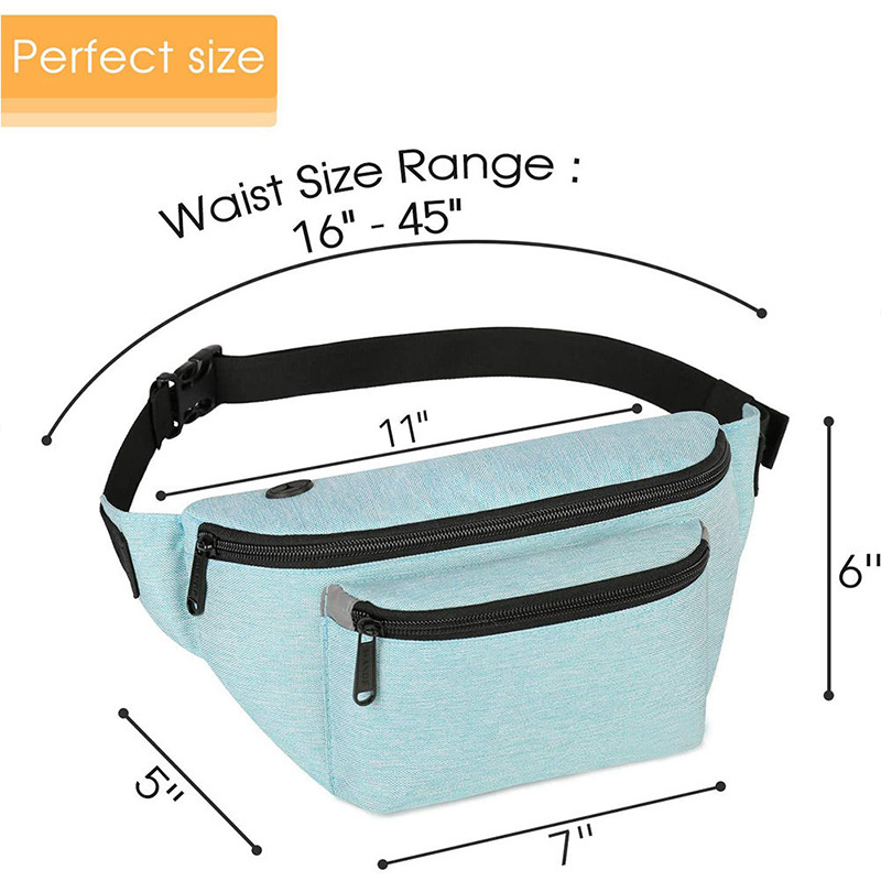 CALDIVO belt-bags factory custom wholesale waterproof  waist belt with bag essentials  fanny pack sport waist belt bag