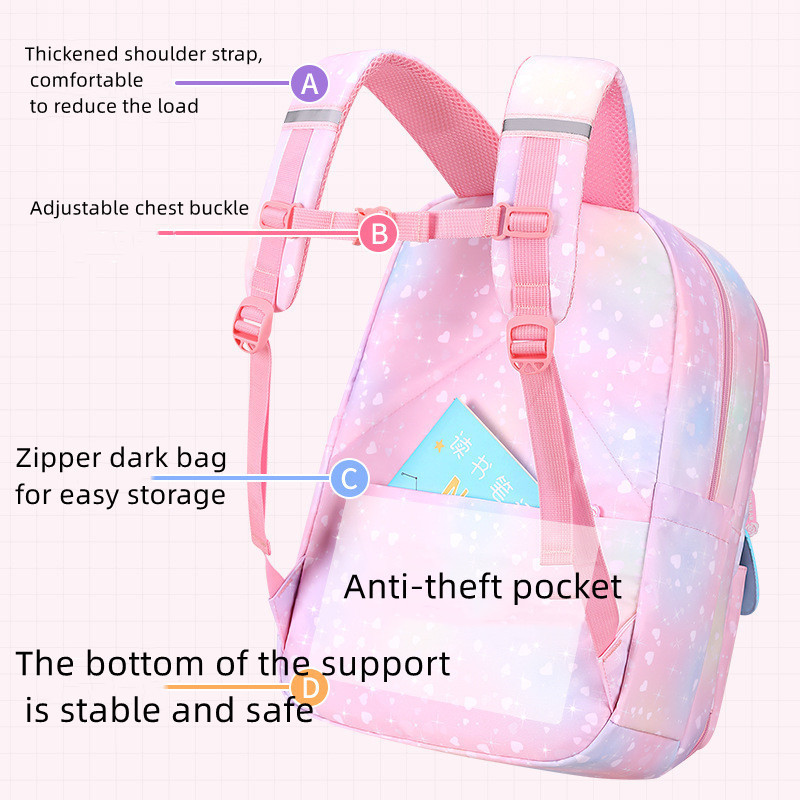 CALDIVO 2023 New Waterproof Mochila School Bag for Girl Cute Rabbit Backpack Unisex Hello Kitty Backpack 500pcs for Kids Cartoon