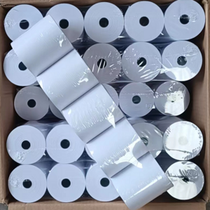 China Manufacturer Custom gram size roll   thermal printer paper 57x30 57x40 thermal paper roll 80x80mm POS Printer Receipt Roll