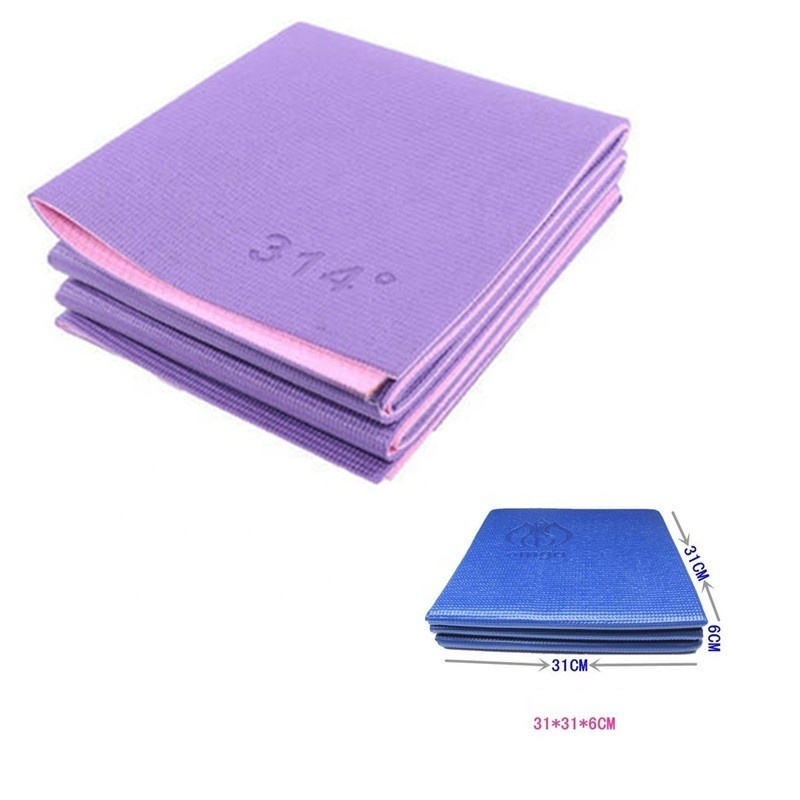 Folding yoga mat pvc material