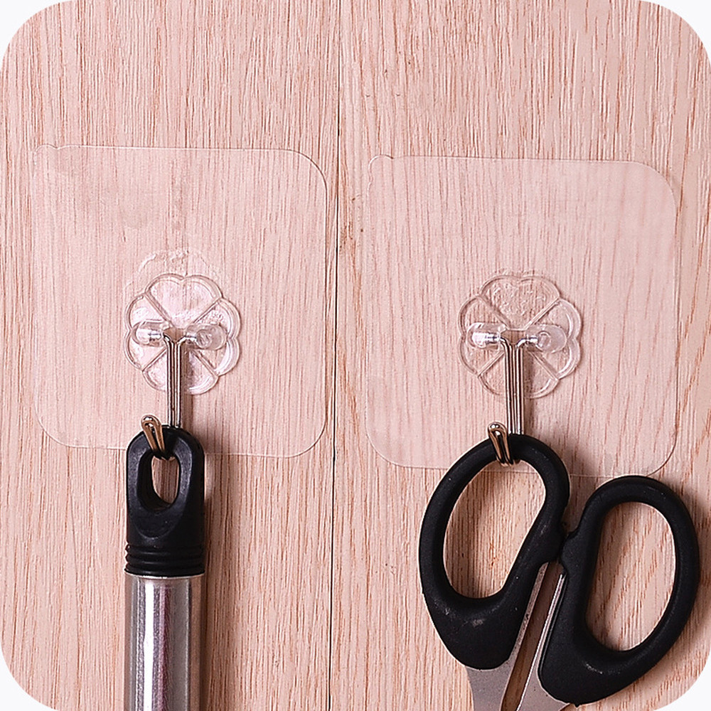 Strong Transparent Suction Cup Sucker Wall Hooks Hanger For Kitchen Holder Bathroom Accessories Wall Storage Hangers mutfak