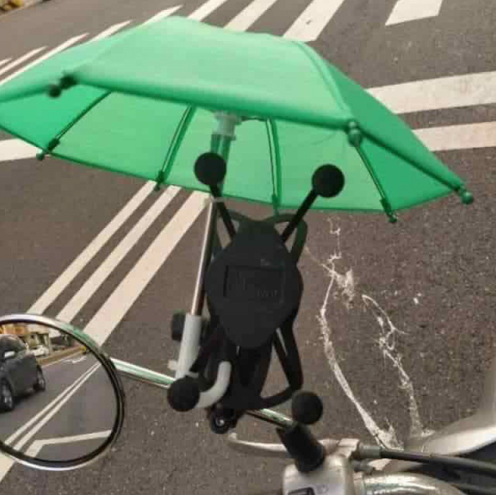 mini mobile phone stand umbrella toy umbrella