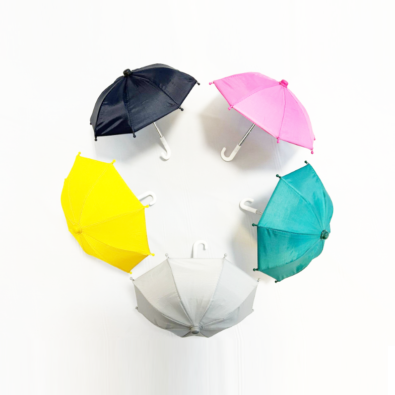 mini mobile phone stand umbrella toy umbrella