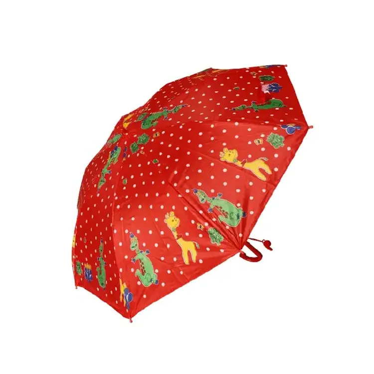 18 Inch 8k Hot Sell Hook Handle Custom Animal Digital Print Cartoon Character Children Kids Cute Umbrella