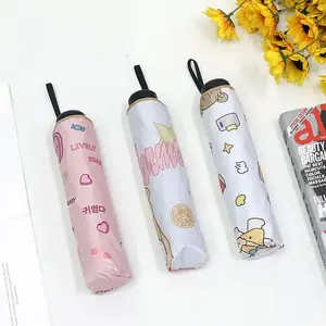 Stitch Umbrella Kids Cute Cartoon Folding Rain And Sun Dual-use Sun Umbrella For Men And Women