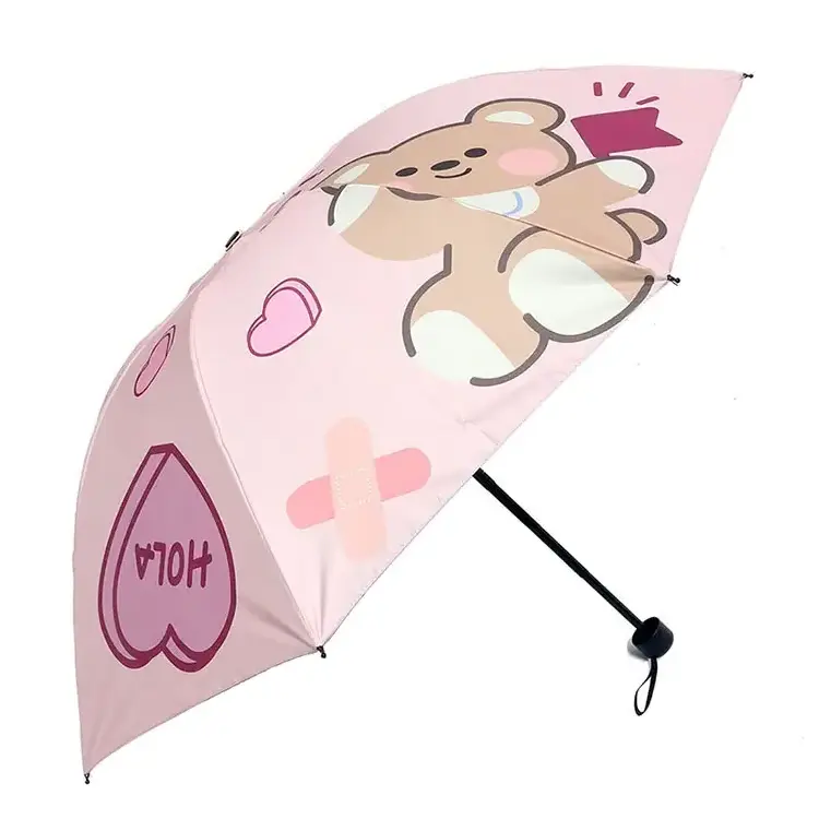 Stitch Umbrella Kids Cute Cartoon Folding Rain And Sun Dual-use Sun Umbrella For Men And Women