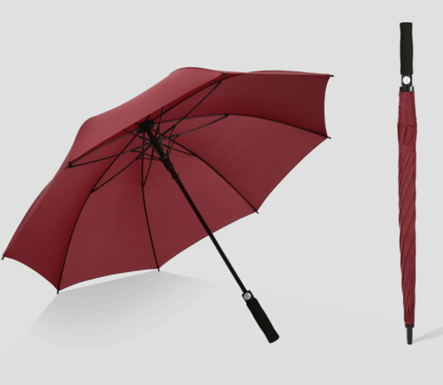 27 Inch Custom Printed Fiberglass Golf Umbrella Promotional Straight Design for Business Gifts with Your Logo