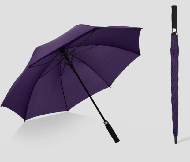 27 Inch Custom Printed Fiberglass Golf Umbrella Promotional Straight Design for Business Gifts with Your Logo