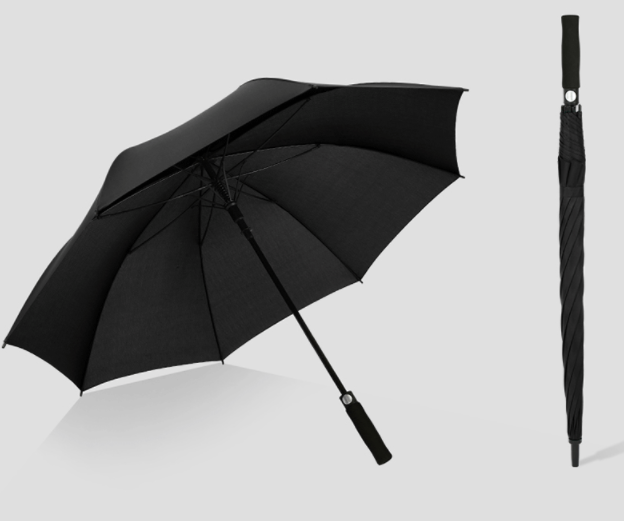 27 Inch Custom Printed Fiberglass Golf Umbrella Promotional Straight Design for Business Gifts with Your Logo