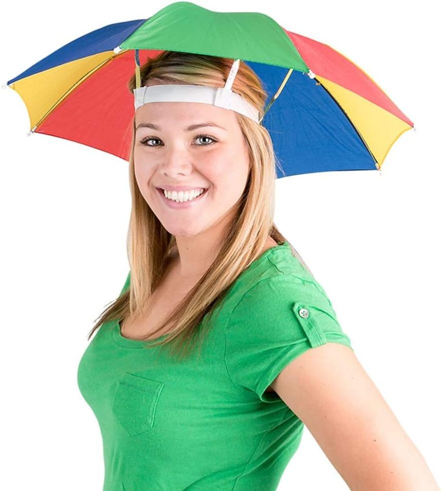 Umbrella Hat Hands Free Umbrella for Adults and Kids Fishing Golf Gardening Sunshade Outdoor  flag umbrella with logo