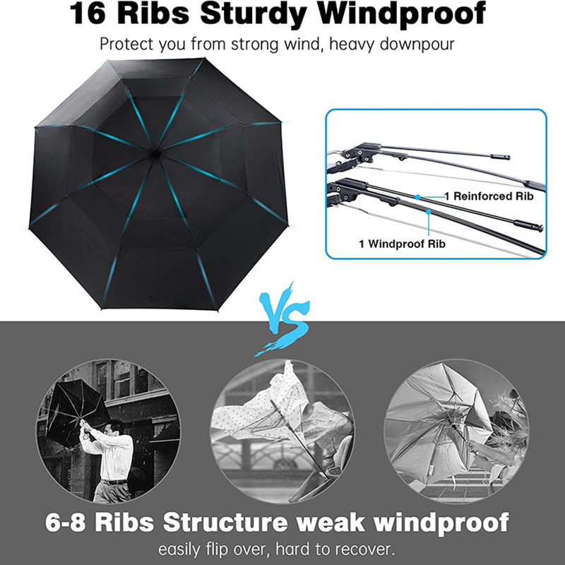 Paraguas Uv Umbrella Foldable Automatic With Logo Double Layer Inverted Folding Umbrellas For The Rain Windproof